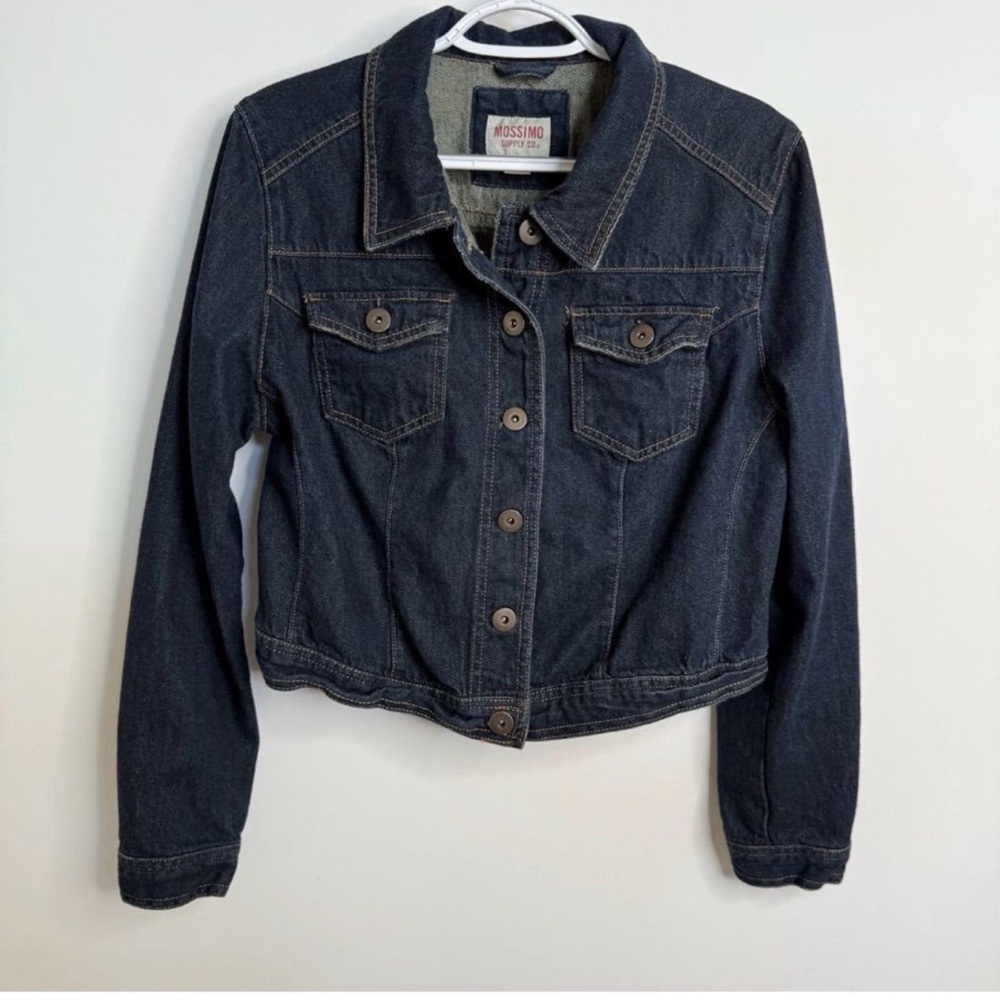 Mossimo Supply Co. Indigo Cropped Denim Jacket